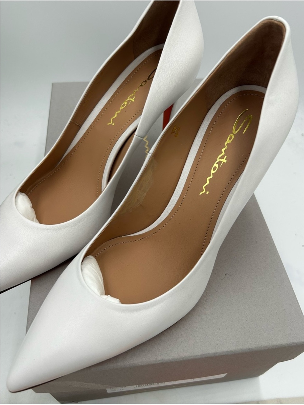 Women’s Santoni stiletto pump size 38/8 US made in Italy - Picture 7 of 11